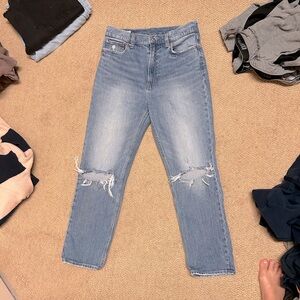 High waist jeans